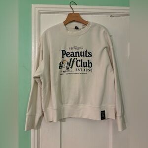 Peanuts Golf Club Cream Sweater